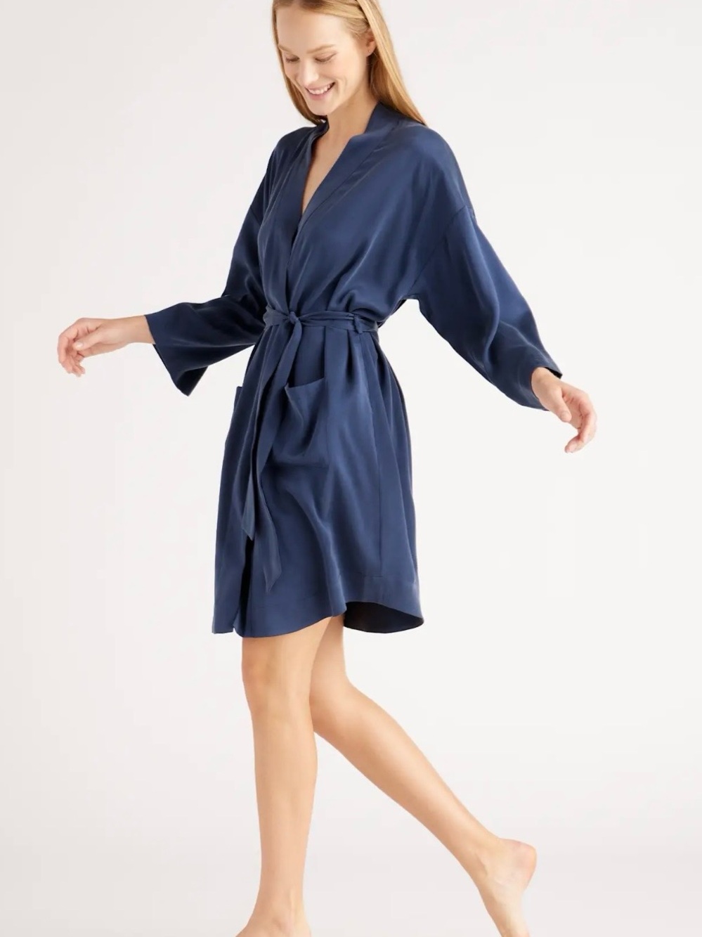 100% Washable Silk Robe